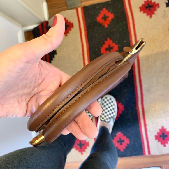 Lodis Brown Leather Tote Bag - Picture 9 of 14